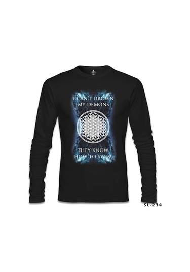 Bring Me The Horizon - My Demons Siyah Erkek Sweatshirt
