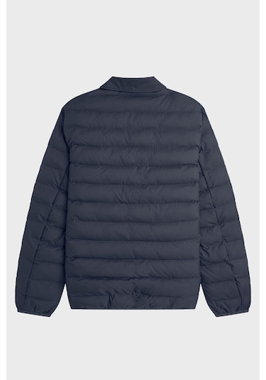 Fred Perry J1301 Collared Insulated Erkek Mont Mavi