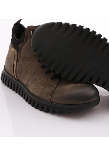 Dgn 4863 Erkek Tabani Çentikli Bot Vizon Nubuk