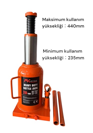 Fk Frıko 20t Hidrolik Şişe Kriko/heavy Duty Bottle Jack