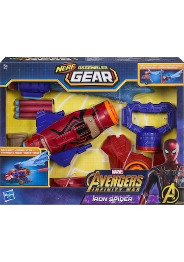 Nerf Avengers Iron Spıder Assembler Gear Fırlatıcı Set E2134