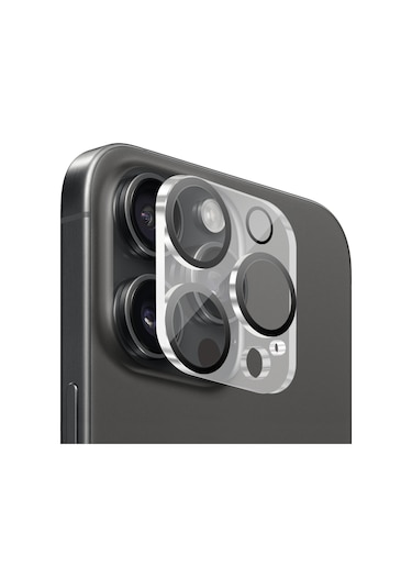 Buff Apple Uyumlu iPhone 16 Pro Max - Kılıf + Ekran Koruyucu + Lens Koruyucu Şeffaf