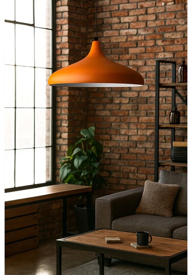 Modern Tasarım Turuncu Sarkıt Avize Salon, Mutfak Ve Ofis İçin Dekoratif Butik Lamba Aydınlatma Turuncu