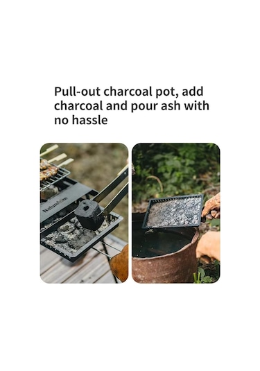 Naturehike Grill Barbecue + Katlanabilir Masalı Sandstone Çok Renkli