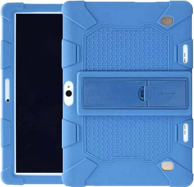 Youtek 10.1 İnç Tablet Koruması: Universal Deri Kılıf, Yerleşik Stand Ve Silikon İç Çeper İle Yeşil