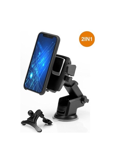 Joyhub 2& 39 Si 1 Arada Araç Montajlı Kontrol Paneli Hava Firar Araba Cep Telefonu Tutacağı Otomatik Kilit 360 Döndürme Siyah Yok Havalandırma