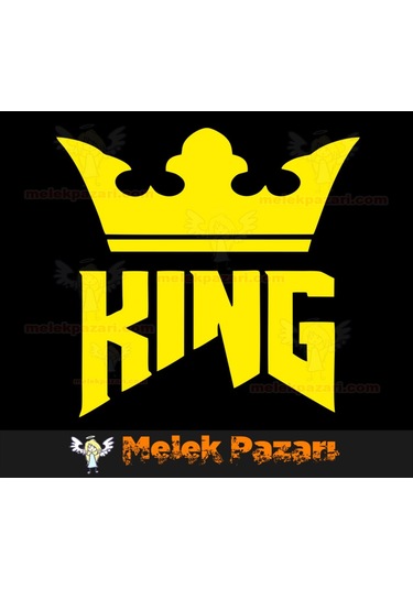 King Kral Tacı Araba Stickerı, Oto Sticker