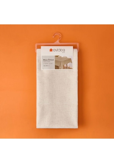 Evidea Soft Bella Keten Masa Örtüsü - Bej - 140x200 Cm Bej