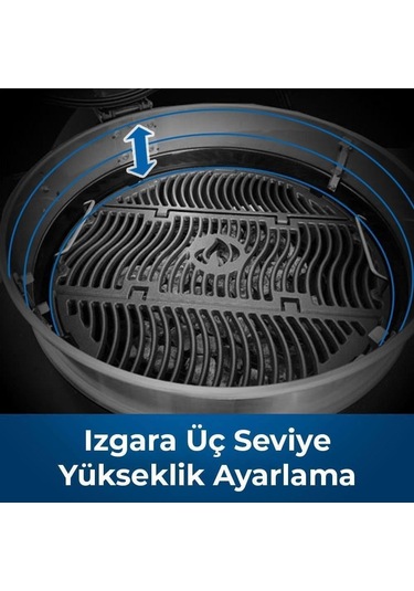 Napoleon Professional 22 Cart Kömürlü Mangal Barbekü 57cm Siyah