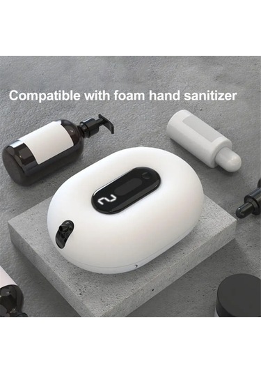 Anjiexun El Sabunu Dağıtıcısı U Şekli Otomatik İndüksiyon Güç Kaynağı Modu Beyaz