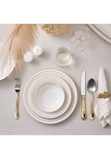 Aryıldız Almada Gold Yemek Takımı 60 Parça Diğer
