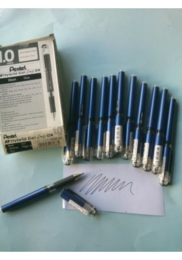 Pilot Kalem- İmza Kalemi 1.0 Mm Siyah Pentel Hybrid Jel 5 Adet