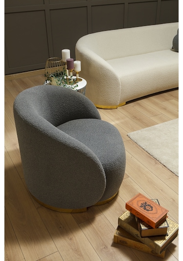Teddy Berjer Salon&oturma Odası - Antrasit