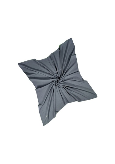 Tuana Eşarp Pamuk Jazz Eşarp 110x110cm Koyu Gri