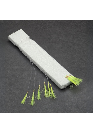 İstavrit Çapari Hazır Takımı - Fishack - On İğneli - Tüylü - 2'li