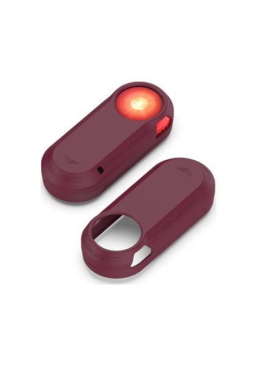 Garmin Varia Rtl515 Bisiklet Işık Bisiklet Radar Koruma Kolu Silikon Kılıf Toz Geçirmez Yumuşak Kapak - Şarap Kırmızı