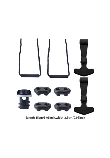 Dolıty Soğutucu Mandalları Açık Hava Onarımı Yürüyüş Siyah