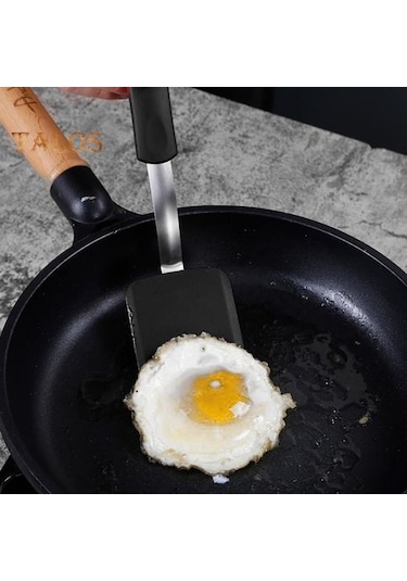 Mavi Silikon Çerez Spatula Turner Mini Brownie Spatula Isıya Dayanıklı Çizilmez Küçük Silikon Spatula Yapışmaz Tencere Flipper Pişirme Gereçleri