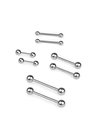 Pınme Piercing Çubuk Seti 2 Adet, Evrensel 155360089 Gri