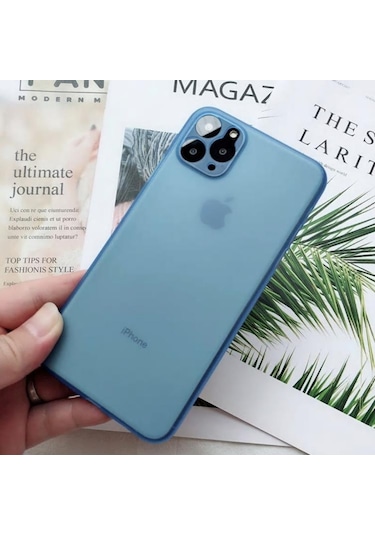 Apple Uyumlu  iPhone 11 Pro Max Ultra Ince Mat Slim Fit Kaliteli Kilif 418345127