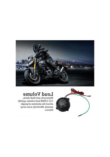 Trendooze 12v Motosiklet Alarmı - 120db, 5 Seviye, Uzaktan Kumandalı, Su Geçirmez, Güvenlikli Koruma