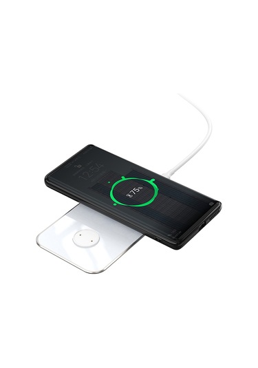 Rock W32 2in1 10W Kablosuz Wireless Şarj Beyaz