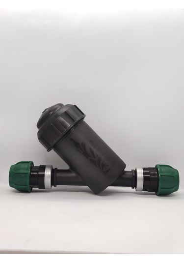 Plastik Damla Sulama Elek Filtre 1'' 32mm 2 Adet Kaplin Adatör