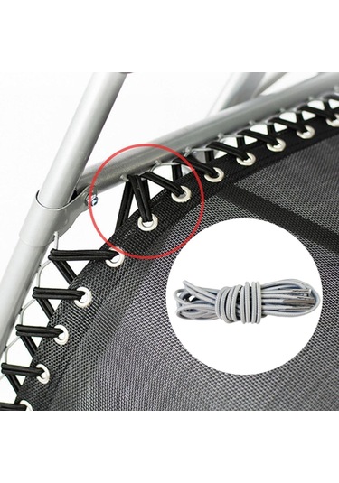 Suntek 4x Gravity Sandalye Kordonları Çim Patio Gümüş-gri Gümüş Gri