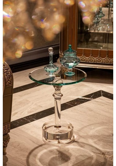 Dulda Akrilik İris Sehpa Şeffaf