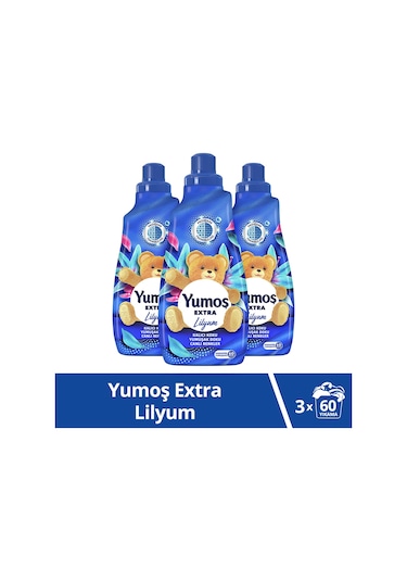 Yumoş Extra Konsantre Çamaşır Yumuşatıcısı Lilyum 3 x 1440 ML
