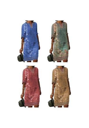 Yeşil Şık Parti Elbise V Yaka Dekoratif Narin El Sanatları Vintage Yaz Evaze Elbise Kadın Kostüm Kadın İçin Yeşil