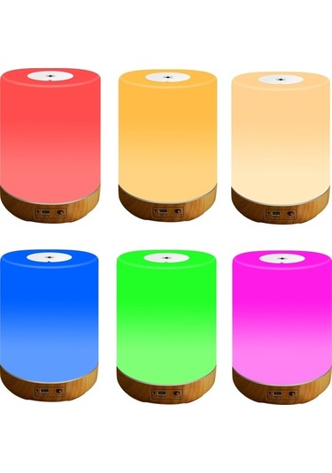 Pazly V6 Uzaktan Kumandalı Dokunmatik Beyaz Led Gece Lambası Diğer Diğer