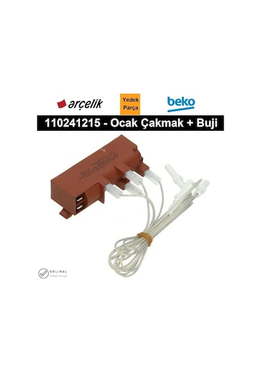 Arçelik Beko Altus Uyumlu Fırın Ocak 4Lü Buji + Çakmak Manyeto 110241215 - 473254526
