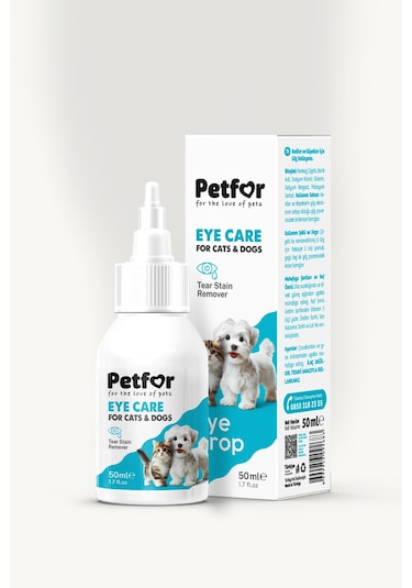 Kedi Ve Köpekler İçin Göz Bakım Damlası 50 Ml