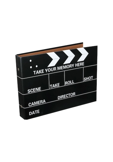 Klaket Tasarımlı 20 x 27 CM 50 Sayfa Anı Defteri ve Fotoğraf Albümü