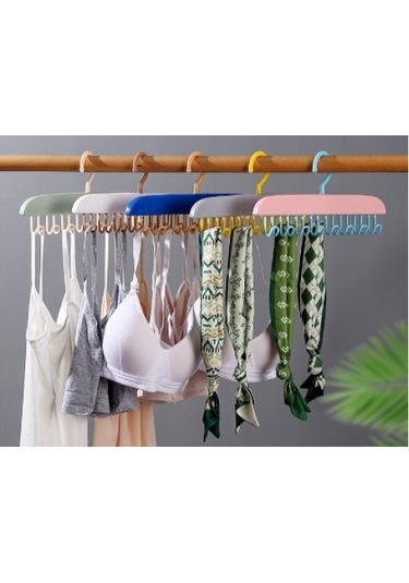 8 Kancalı Çok Amaçlı Yapışkanlı Askı Çok Pratik Renkli