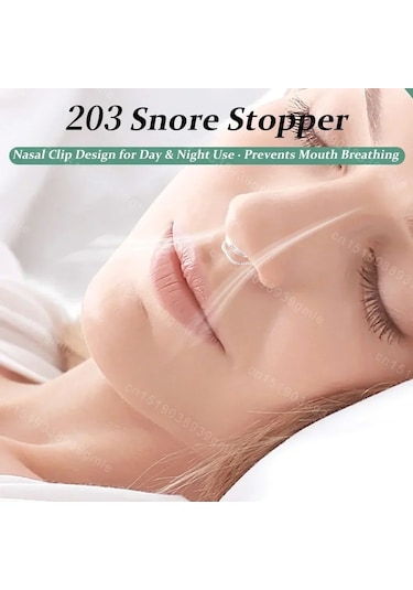 Burun Klipsi Anti Horlama Cihazı Streç Ve Ribaund Gece Uykusu Anti Açık Ağız 4 Pcs
