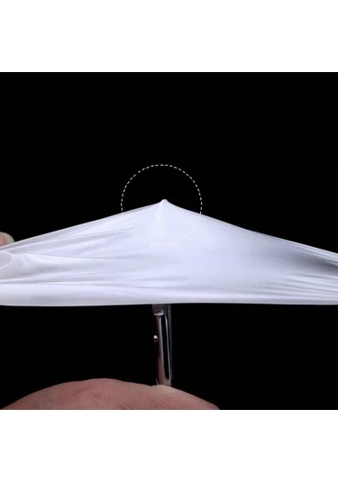 Homyl 50 Adet/kutu Tek Kullanımlık Şeffaf Eldivenler Yemek L