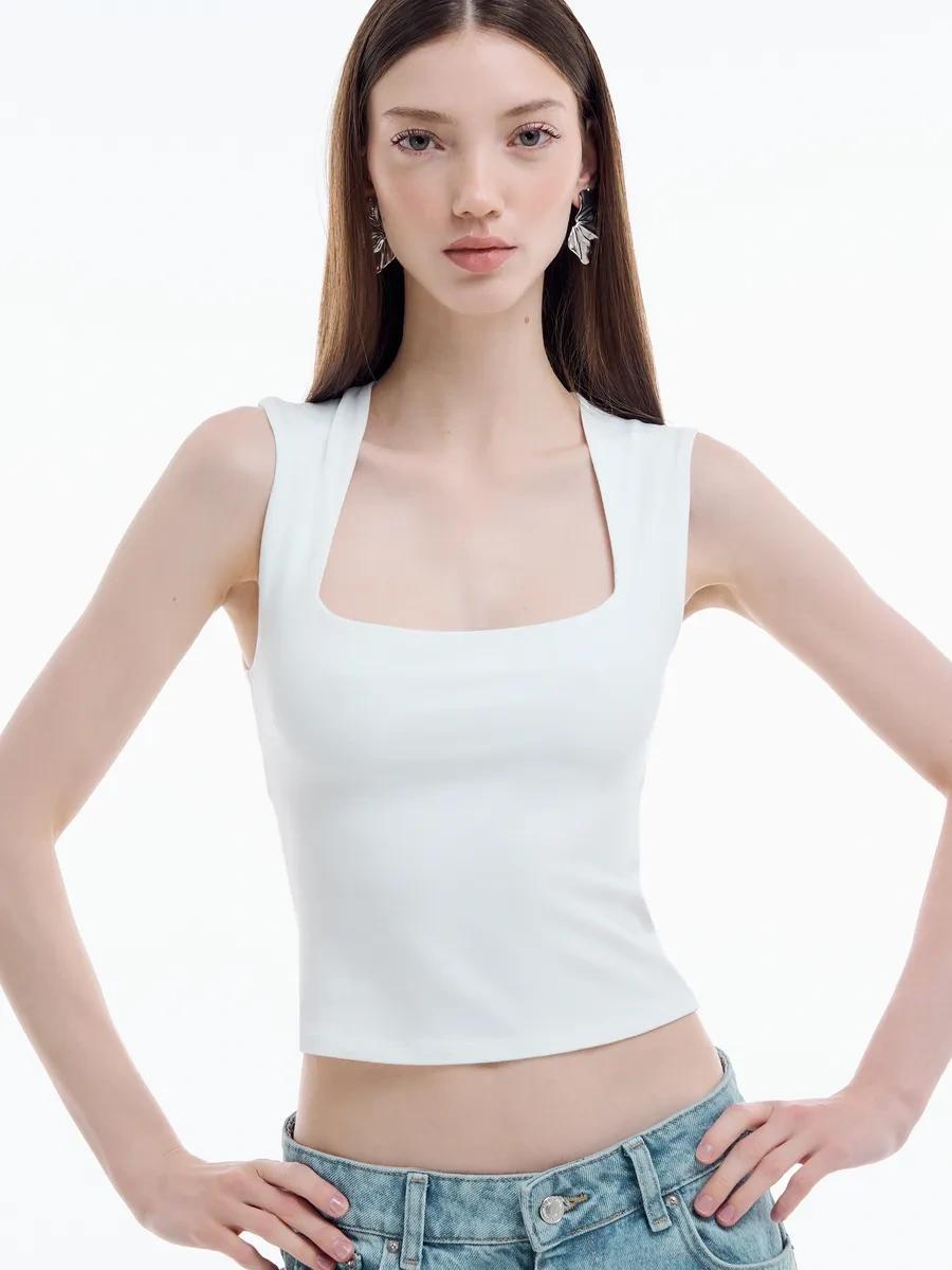 Tvoe Kare Yaka Atl 444802916 Beyaz