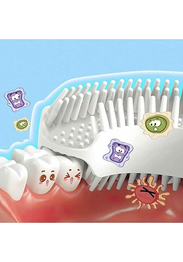 Mas Lord U Tipi Yeni Nesil Diş Fırçası - Kırmızı - Kalp Model  2-6 Yaş