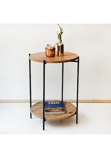 Yuvarlak Orta Sehpa Dekoratif Zigon Sehpa 1114