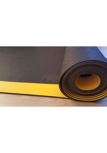 3 Mm 20 Kv Siyah Ikaz Şeritli Yalıtkan Izole Halı 100X100