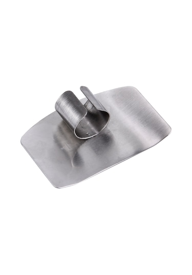 Cbtx Yaratıcı Mutfak Gerekli Gıda Sebze Kesme Paslanmaz Çelik El Parmak Koruma Koruyucusu Gümüş