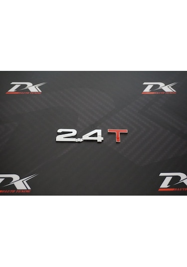 Audi 2.4 T Bagaj Krom Metal 3M 3D Yazı Logo