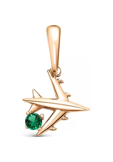 Gold Plaza Jewelry Uçak Pandantif/kolye Ucu/925 Ayar Gümüş 179564136 Altın Rengi