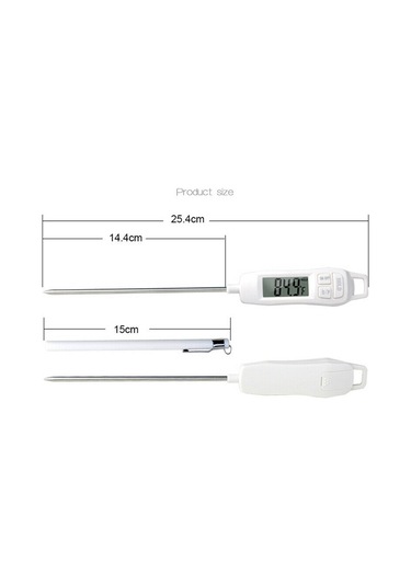 Kapaklı Dijital Et Termometre Mutfak Yemek Barbekü Izgara Ölçüm