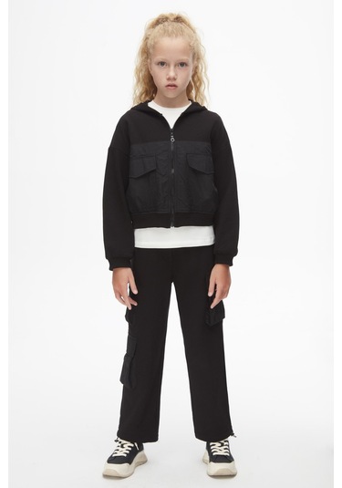 Kız Hırka 24knk37316 Siyah
