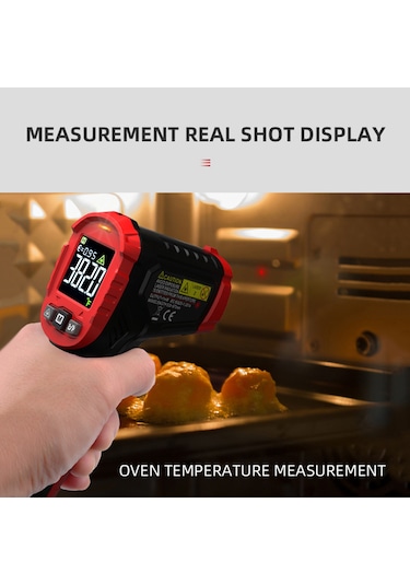 Moveevo Habotest Ht641a+ Kızılötesi Termometre -58 1112 Temassız Dijital El Tipi Isı Sıcaklık Tabancası Ir Lazer Yüzey