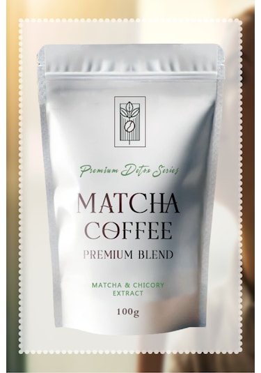 Premium Detox Series Matcha Coffee 100g, Matcha Ve Hindiba İçerikli Özel Formül Diğer