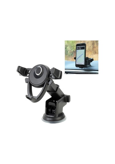 Voguecode Betty Becky 60-86mm Cep Telefonu Için Evrensel Araç Vantuz Montaj Braketi Telefon Tutucu Siyah Havalandırma Ykdj3l